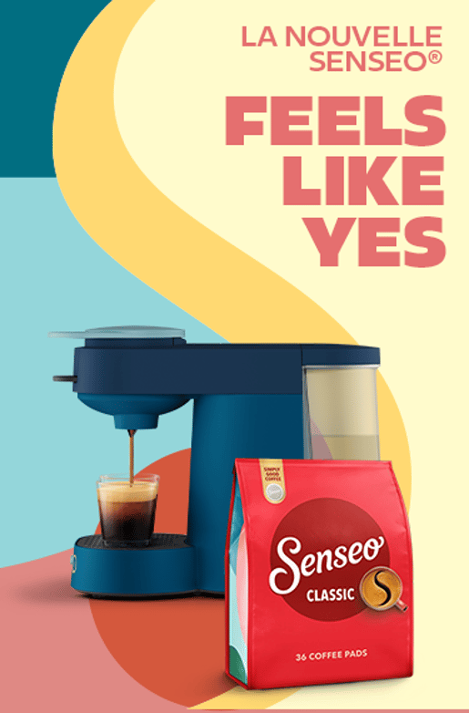 Senseo mobile banner homepage FR