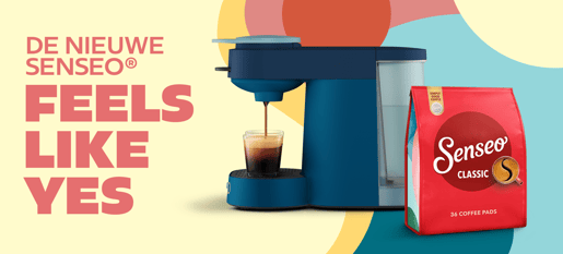 Senseo vibe homepage banner