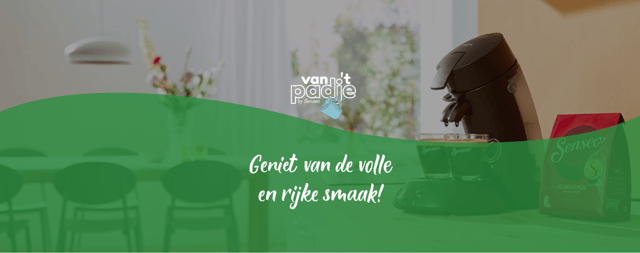 senseo actualiteit van t padje groene banner desktop